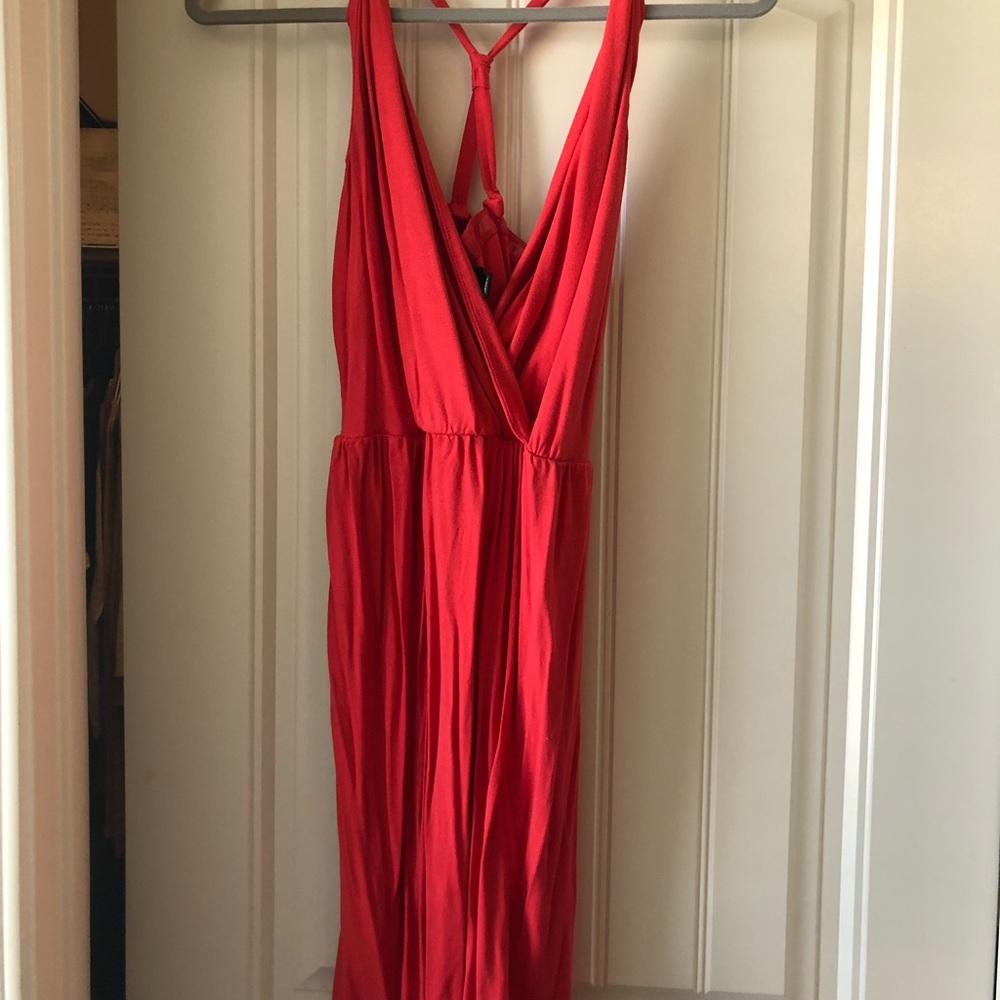 Red dress